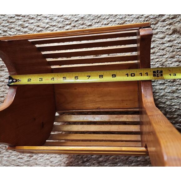 Vintage Goose Duck Magazine Wood Rack Home Decor Country Farmhouse - Picture 7 of 7